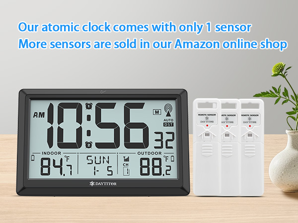 digital clock large display large display digital clock for seniors