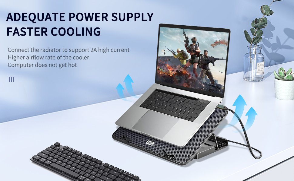 Ability to connect a radiator to accelerate cooling