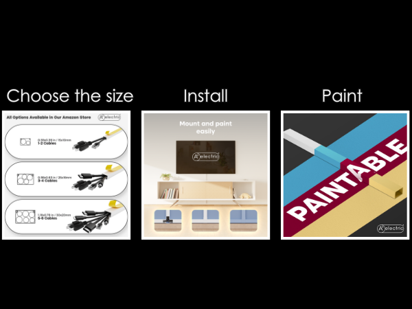 cord cover cable raceway wire management for hider the cables, concealer fittings joint connector