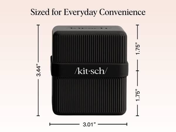 Kitsch 2-Compartment Travel Soap Case