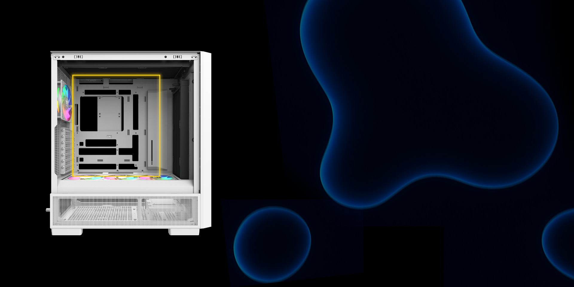 Compatible with Hidden-Connector Motherboards