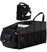 FoxBoxUsa Front Seat Car Organizer, Trunk Organizer For Suv, Back Seat Car Storage Organizer Betw...