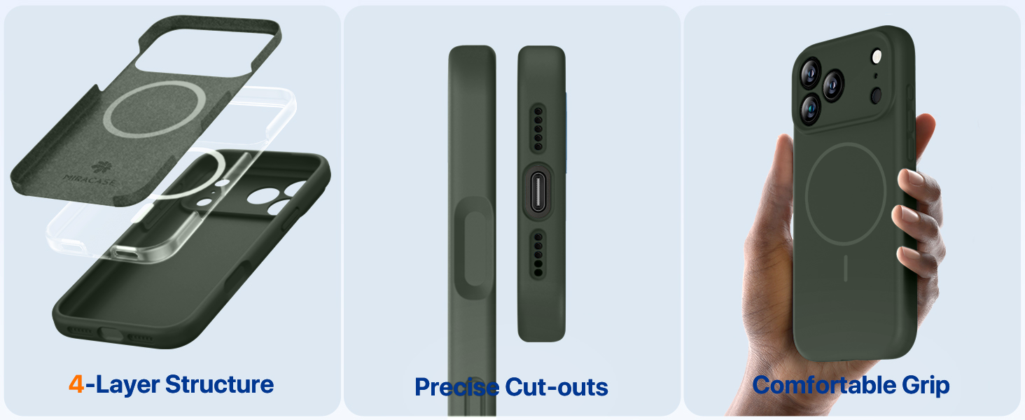 iPhone 17 Pro Max Case Silicone Magnetic