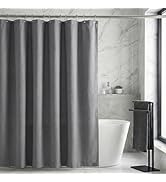 Kouzia Home Waterproof Fabric Shower Curtain Liner, TPU Coated, PEVA-Free &amp; Odorless, Hotel Quali...