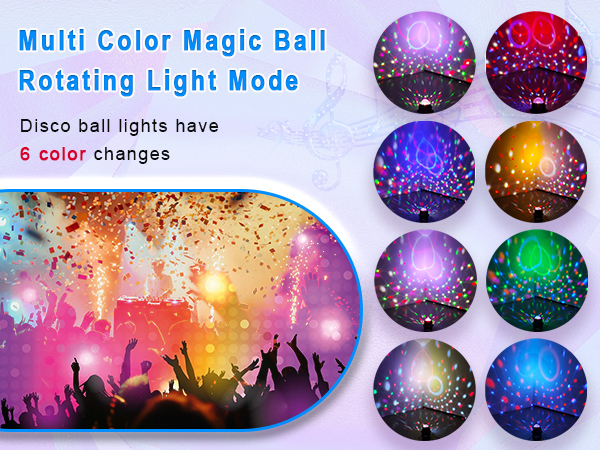 disco ball lights battery operated