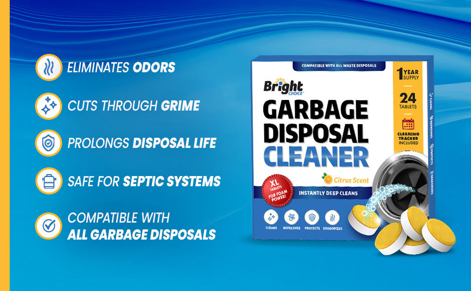 garbage dispposal cleaning tablets
