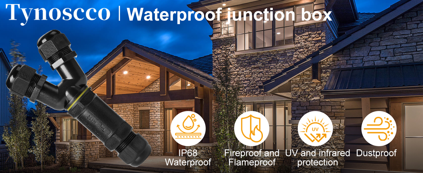 Waterproof Junction Box 4way IP68 