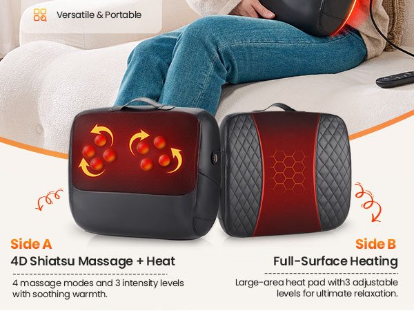 KNQZE back massager for pain relief deep tissue