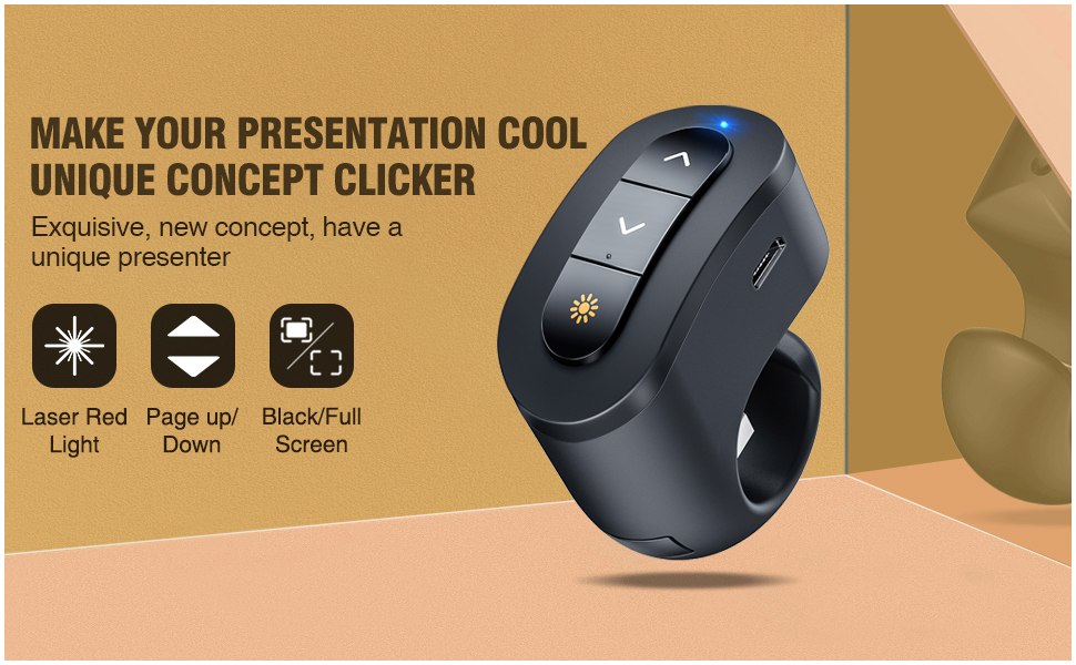 Presentation Clicker Ring