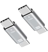 Danfetsoy 40Gbps USB C to USB C Adapter, 100W Type C Male to Male Connector Extender Support 100W...