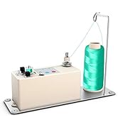 XBA Bobbin Winder, Portable Automatic Bobbin Winder, Electrical Bobbin Winder with Spool Thread S...