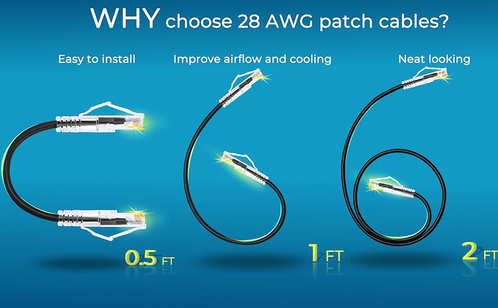 patch cable cat6 black