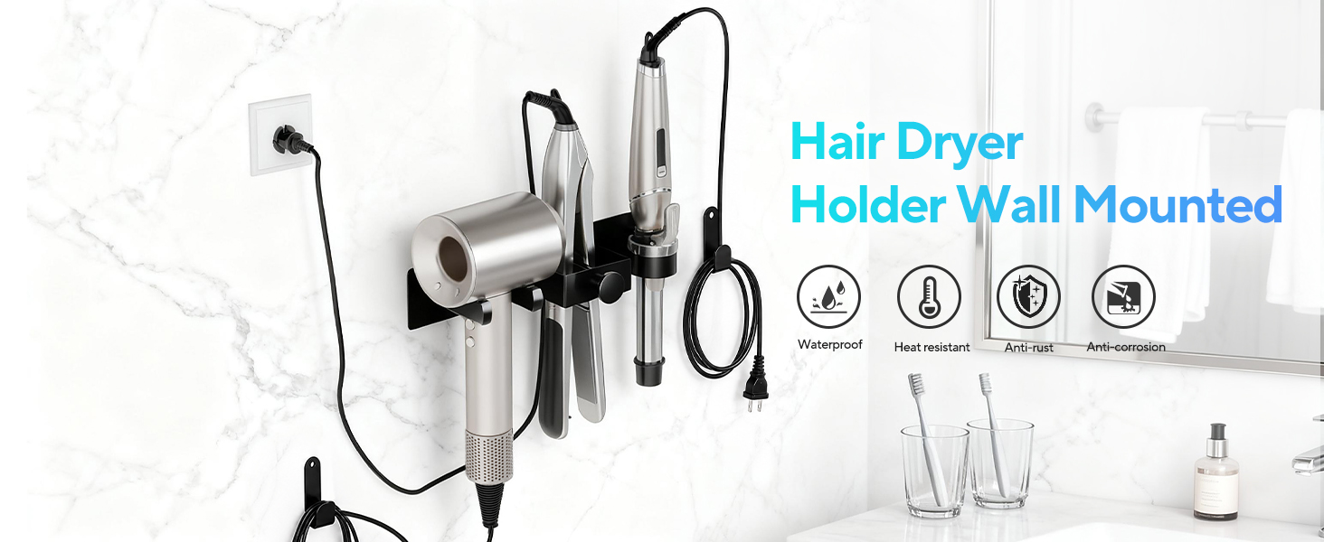 hair dryer holder