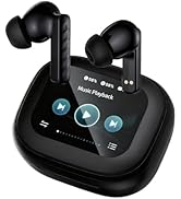 Faifxo Wireless Earbuds, Bluetooth 5.4 Headphones in Ear with Smart Touchscreen Case, ANC Noise C...