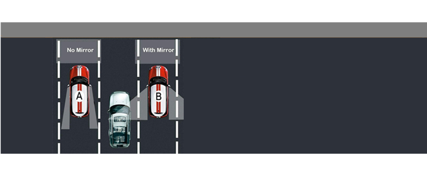 MARLBSTON Oval blind spot mirrors