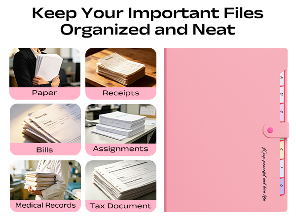 pink folder