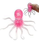 ZTATU Octopus Toy Stress Balls for Kids (1PCS) Glitter Octopus Squishy Toys, Sensory Squishy Ball...