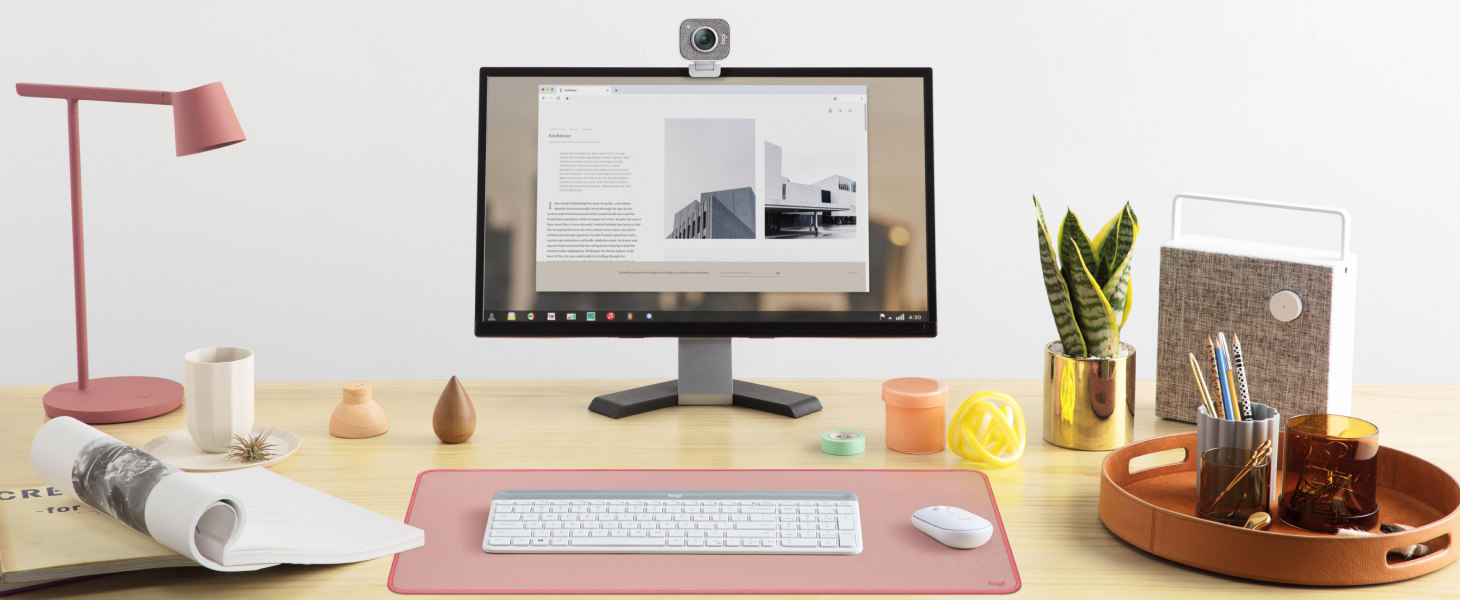 MK470 combo on a desk