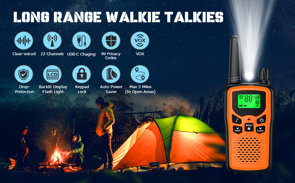longe range walkie talkies