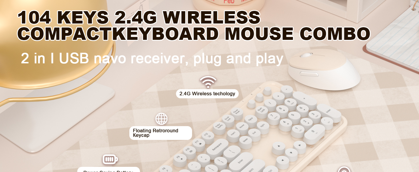 Wireless Keyboard and Mouse
