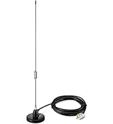 Mobile Radio Antenna Car VHF Antenna Dual Band UHF 136-174MHz 400-520MHz UHF Antenna Car Magnetic...