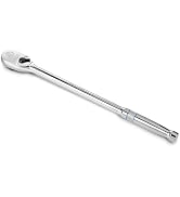 DURATECH Extra Long Handle 1/2-Inch Drive Ratchet, 90-Tooth Ratchet Wrench | Socket Wrench with 1...