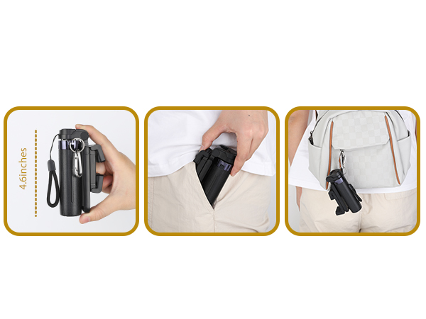 UTEBIT 18" Selfie Stick with Wireless Remote