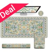 iCasso Mouse Pad with Wrist Rest,Large Desk Mat Set,Ergonomic Keyboard Pad with Wrist Support,Non...