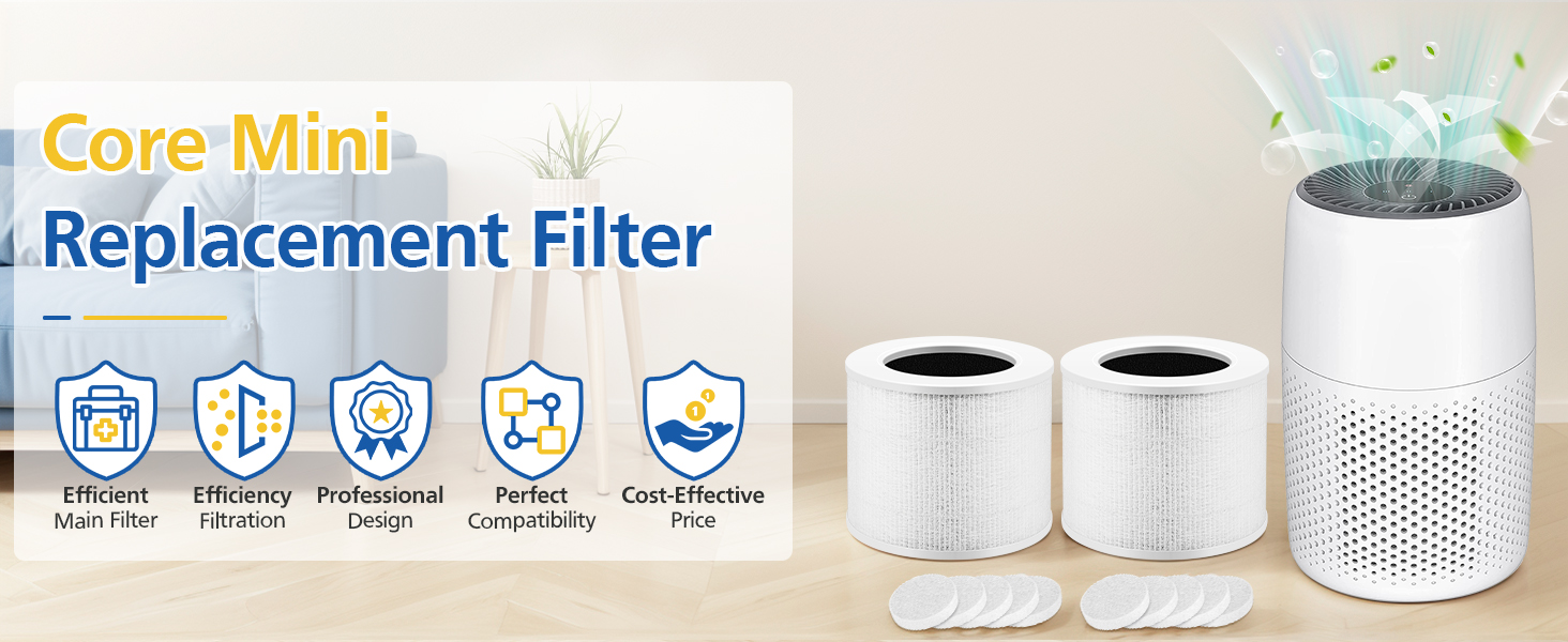 Core mini replacement filter
