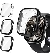 Tensea [3Pack for Apple Watch Screen Protector Case Series 10 46mm, iWatch Protective Face Cover,...