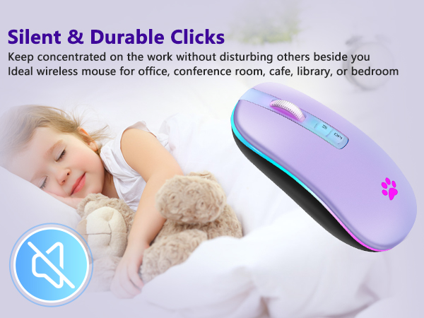 Silent Mouse Comfortable Cordless mouse