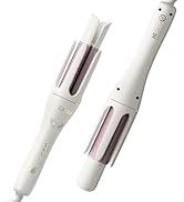 TSUYAGLA 1 1/4 inch Automatic Curling Iron - 1.25 Inch Hair Curler Automatic Rotating Wand - Anti...