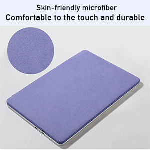 Skin friendly microfiber, comfortable to the touch and durable