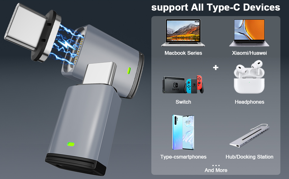 usb c to usb c magnetic adapter