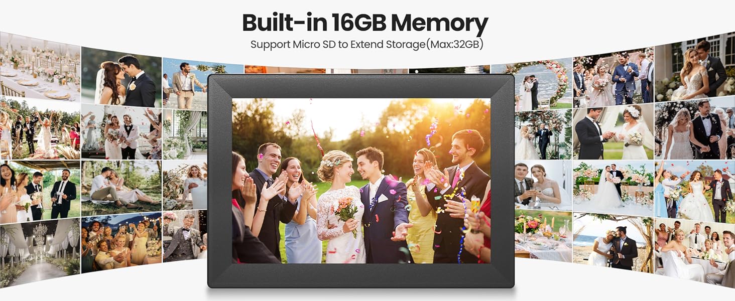 Digital picture frame wifi samrt Eletric photo frame Uhale 10.1 inch