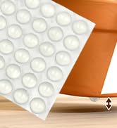 MealFlow Pro 36pcs Pot Feet Risers, Invisible Pot Feet Self-Adhesive Rubber Dot Succulent Pots Fe...