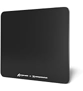 Attack Shark CM05 Contour Glass Gaming Mousepad,Nano-Micro-Etched Texture,Smooth Glass Surface,Hi...