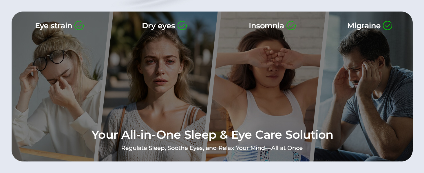 bluetooth sleep mask with lights