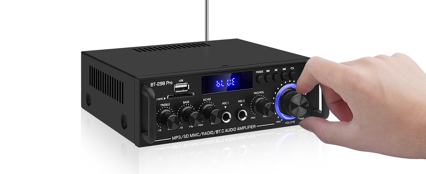 Sound Effects Controls bluetooth receiver for home stereo bluetooth amplifier receiver for speakers