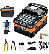 AI-5 Pro Fiber Splicer Six Motor Core Alignment 8S Splicing &amp; 18S Heating - Fusion Splicer Fiber ...