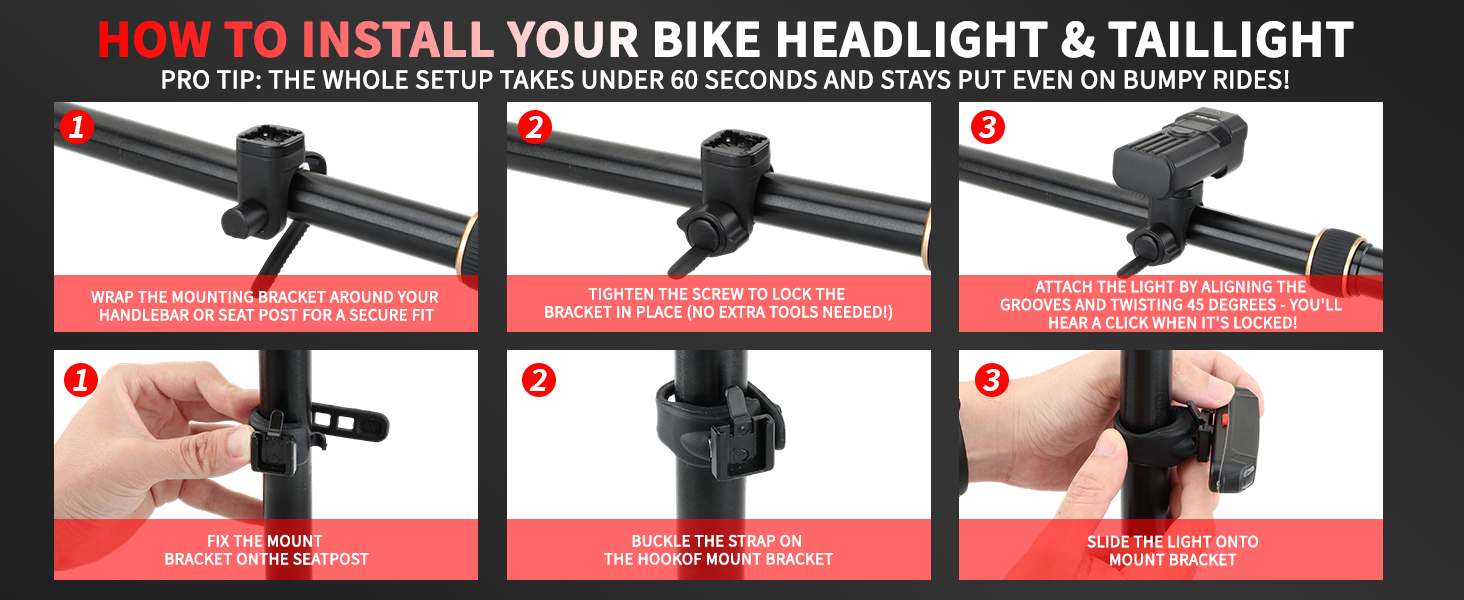 bike lights rechargeable