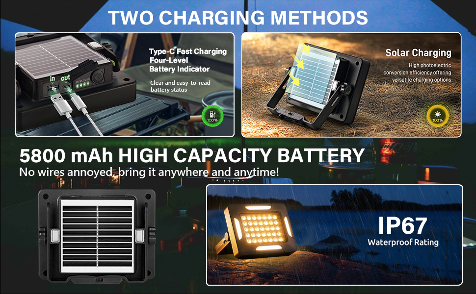 5800 mAh HIGH CAPACITY BATTERY