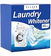 Xcleen Laundry Whitener Sheets 60 count, Chlorine Free, Fragrance Free Bleach for White Clothes, ...
