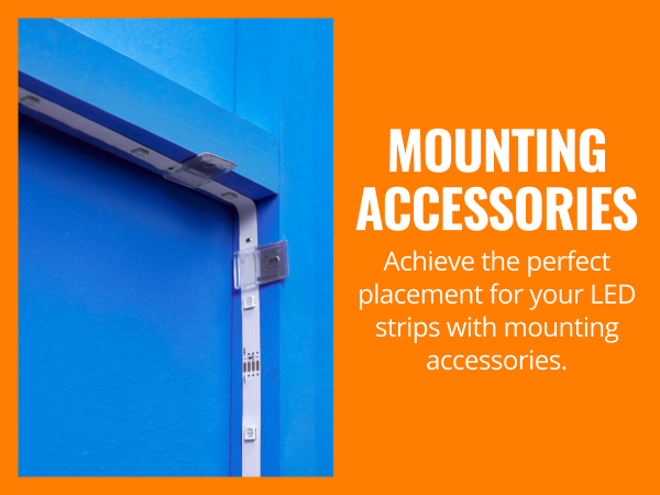 Mounting accessories included