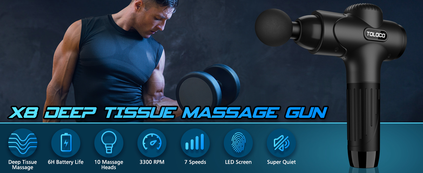 deep tissue massage gun