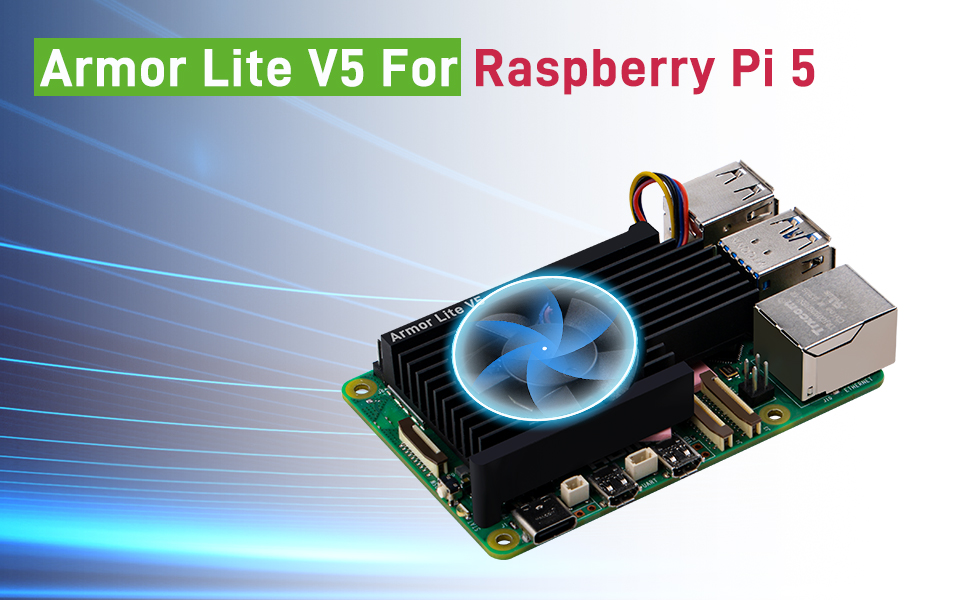 Aluminum Heatsink for Raspberry Pi 5