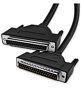 XANHAM DB37 37 Pin 9.8 Feet(3 Meter) Two Row Straight Through Serial Cable, Double Shielded(Metal...
