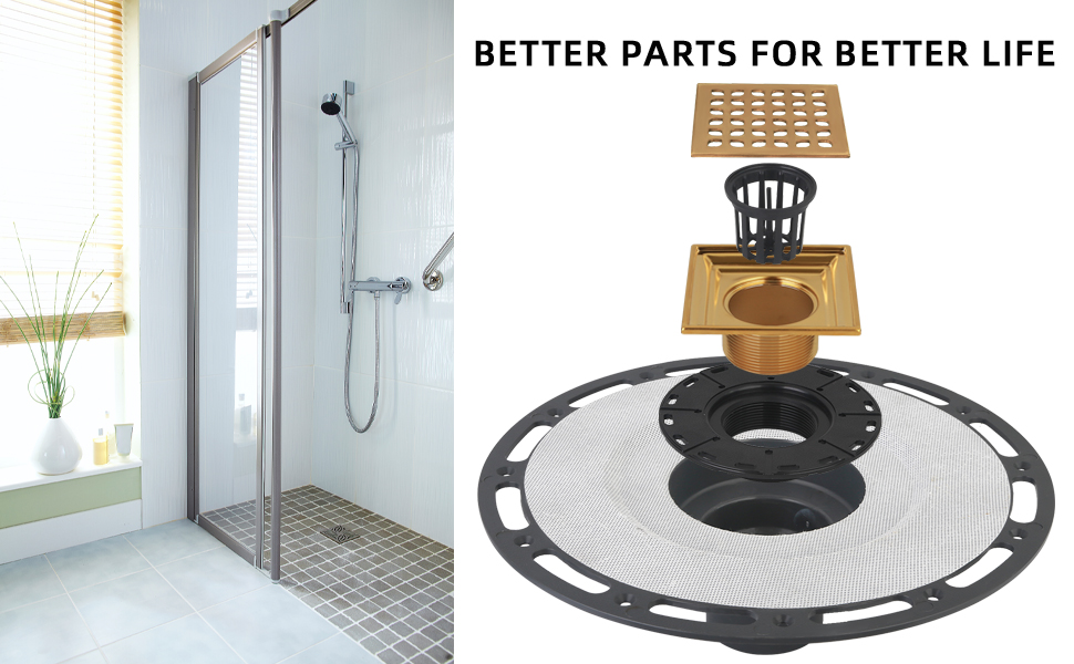 Square Shower Drain