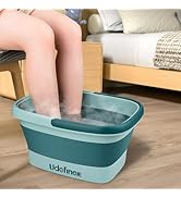 Udefineit Foot Bath Basin, Foldable &amp; Portable Foot Soak Tub with Massage Acupoint for Foot Spa B...