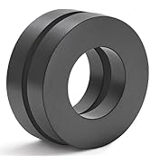 Large Magnet - Grade 10 Big Magnets Heavy Duty, OD60 x ID32 x 10mm Strong Round Magnets for Indus...